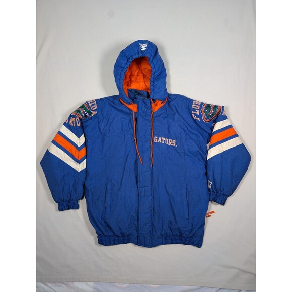 Vintage 90's Starter NCAA Florida Gators Mens Jacket Medium Zip Hoodie Logo - Picture 2 of 13